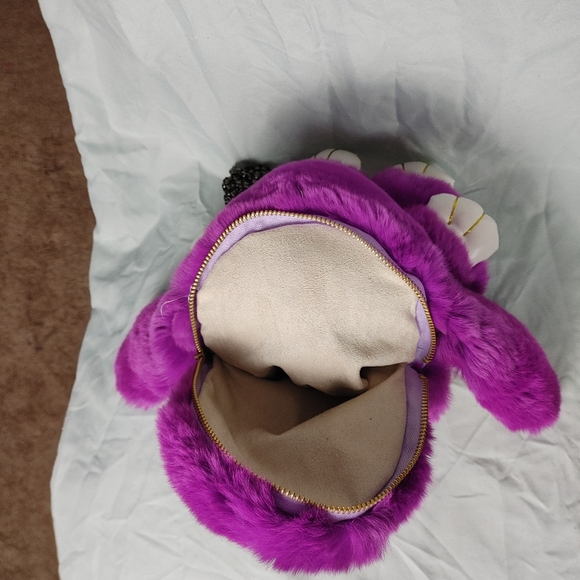 Rex Rabbit Fur Bunny Backpack - Picture 3 of 3